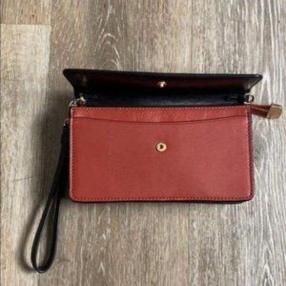Coach Signature Colorblock Foldover Wristlet NWT - Picture 7 of 7